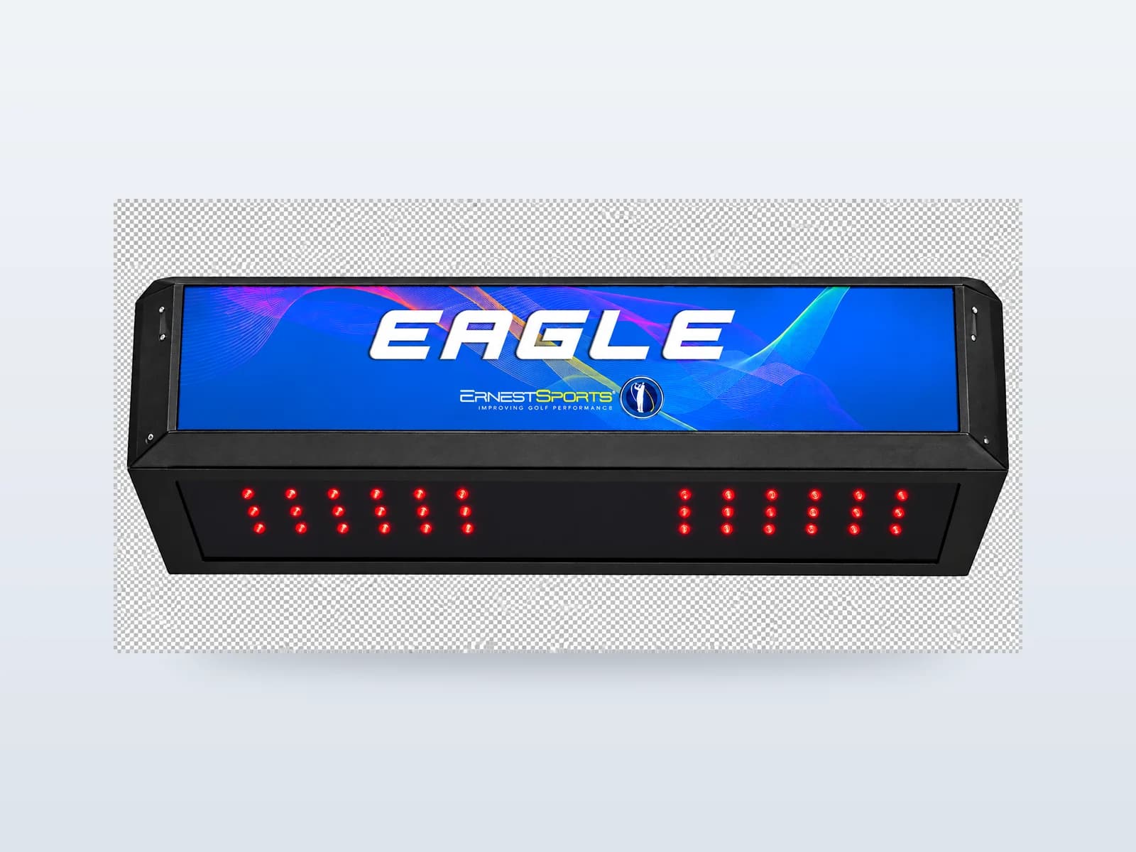 ES Eagle Sim overhead unit: the Eagle display panel above a bank of red infrared emitters
